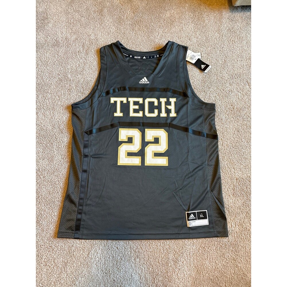 Georgia Tech Yellow Jackets Adidas Men’s NWT Basketball Jersey Size XL
